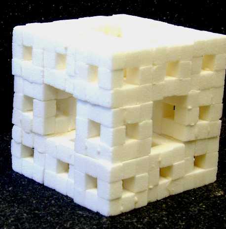 Katie's Menger sponge model